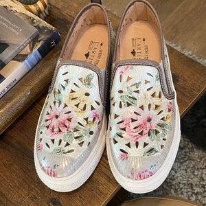 L’ Artiste Spring Step Women's Floral Slip-On Shoes - Multicolor size 8.5